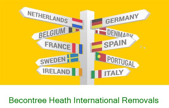 Becontree Heath international removal company